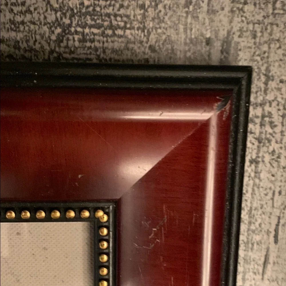 6”x 5” Elegant Brown, Gold and Black Photo Frame